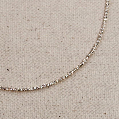 Gold Filled Mini Tennis Bracelet