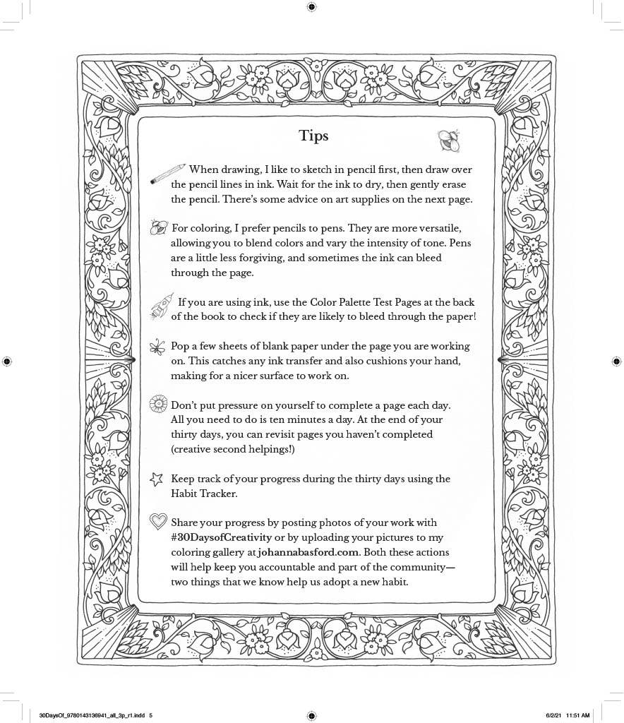 30 Days Of Creativity