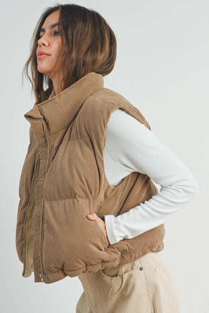 Curated Corduroy Puffer
