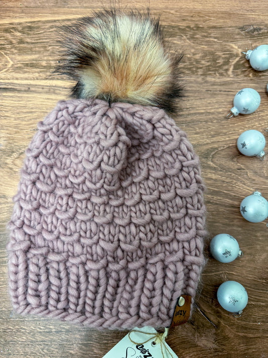 Scalloped Knit beanie