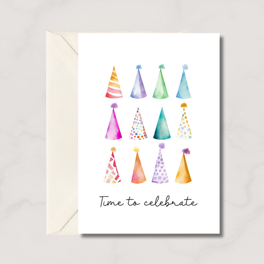 Time to celebrate card