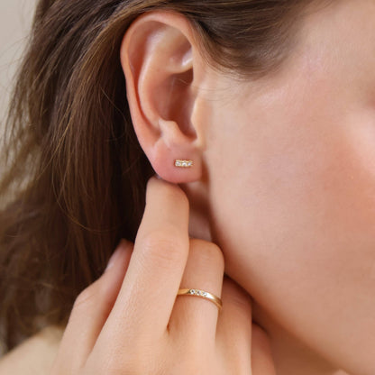 Gold Filled Bar Studs