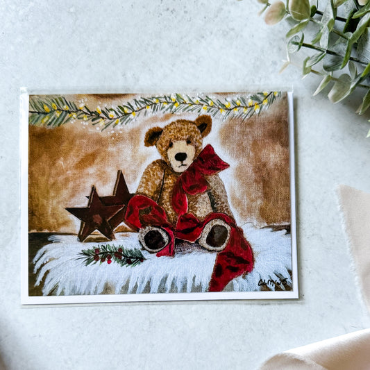 Christmas Bear Greeting Card