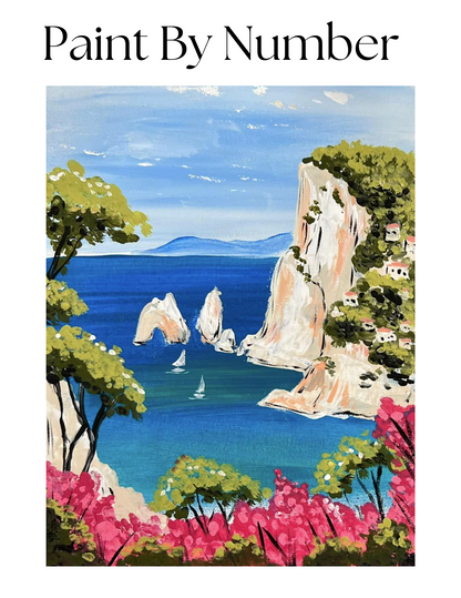 Capri Italy Mini Paint by Number