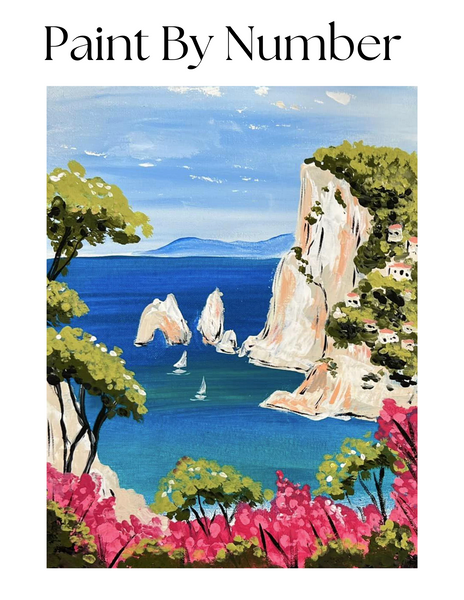 Capri Italy Mini Paint by Number – FrederickMade