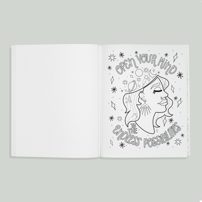 You are Made of Magic: Coloring book with Affirmations