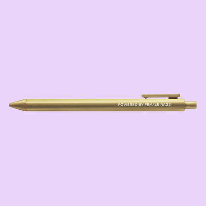 Powered by female rage pen