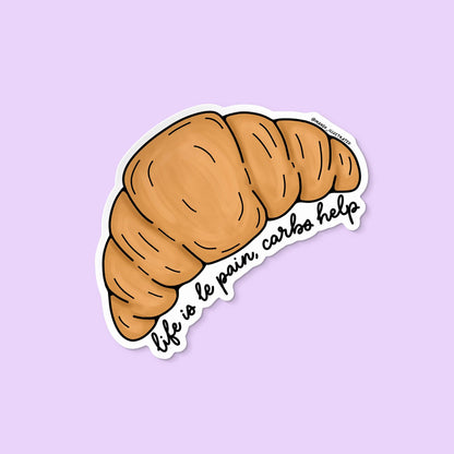 Croissant sticker