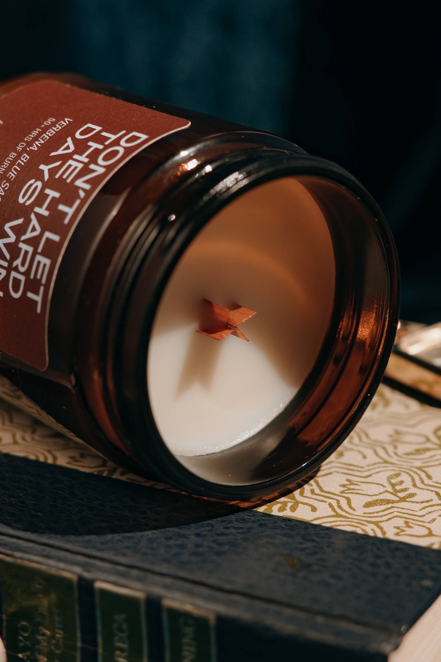 Don't Let The Hard Days Win Wood Wick Candle