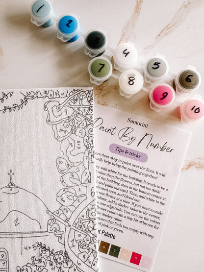 Santorini Mini Paint By Number