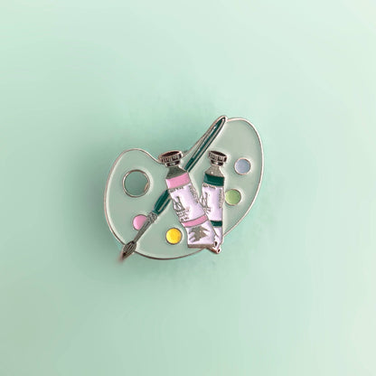 Artist Palette Enamel Pin