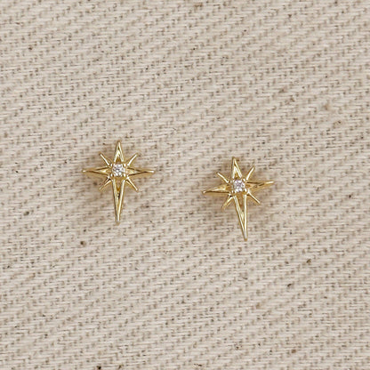 Starburst Gold-Filled Studs