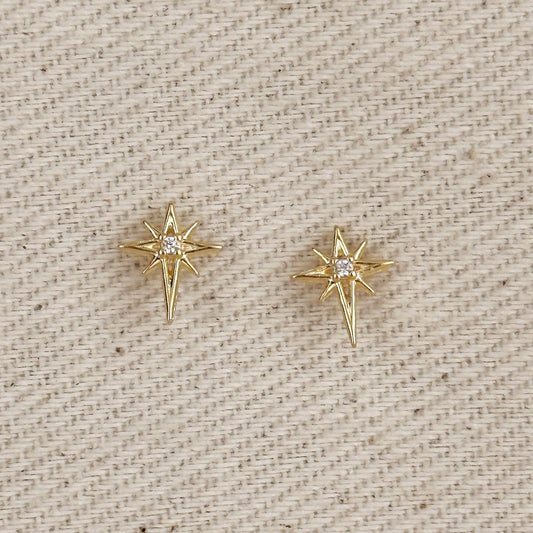 Starburst Gold-Filled Studs