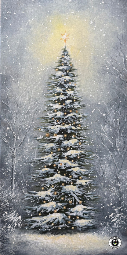 Acrylic Painting with Christy - December 3 - Tree