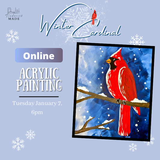 FREE online acrylic paint class - January 7