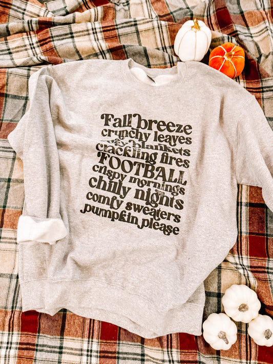 Fall Favorites Sweatshirt - preorder