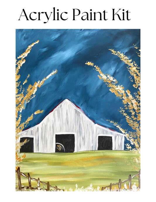 Fall Barn Acrylic Paint Kit