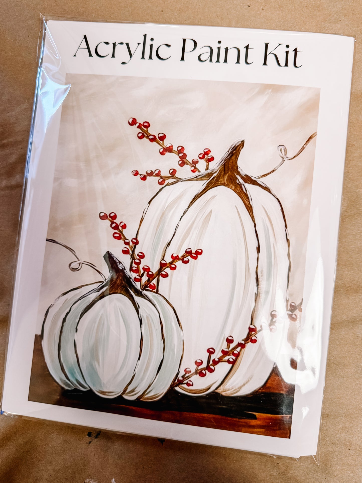 Rustic Pumpkins Acrylic Paint Kit