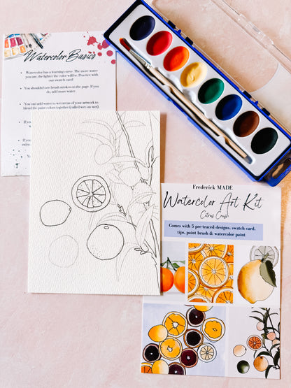 Citrus MINI Watercolor Kit