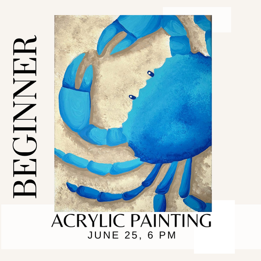 Beginner Acrylic Painting with Michelle - June 25
