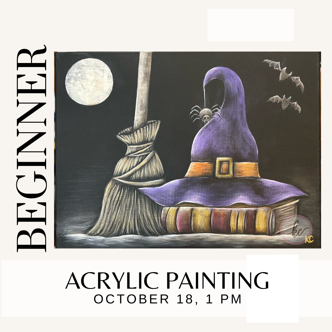 Beginner Acrylic Painting with Renee - October 18