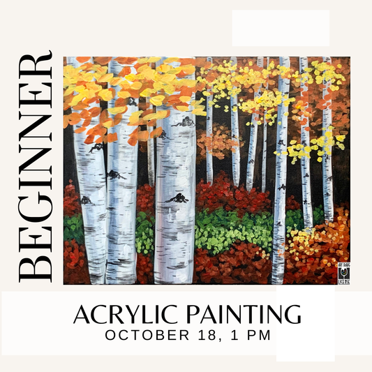 Beginner Acrylic Painting with Renee - October 18