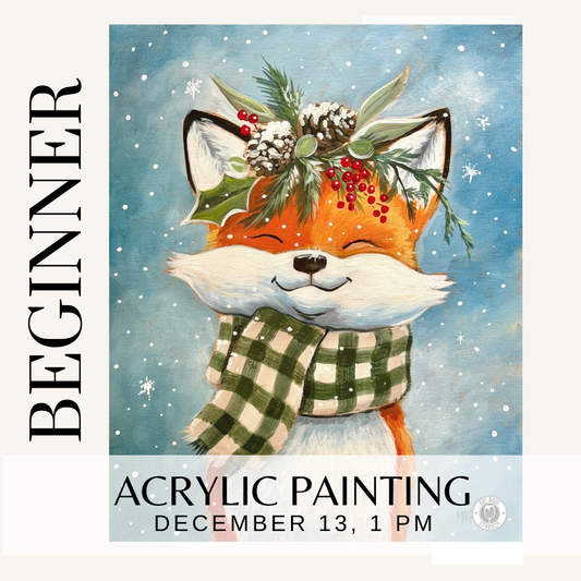 Beginner Acrylic Painting with Renee - December 13