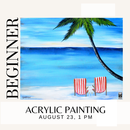 Beginner Acrylic Painting with Renee - August 23
