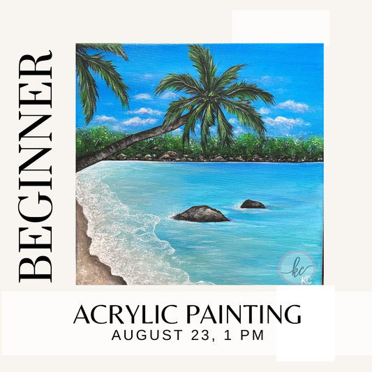 Beginner Acrylic Painting with Renee - August 23