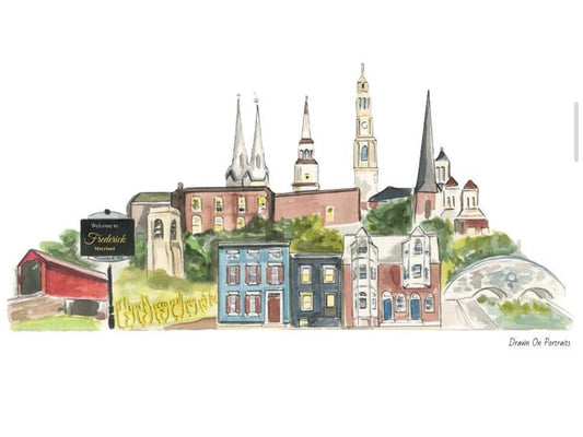 Frederick Landmarks Print