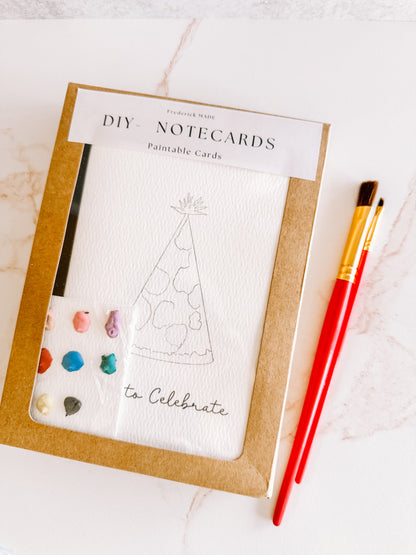 Paintable Birthday Notecards