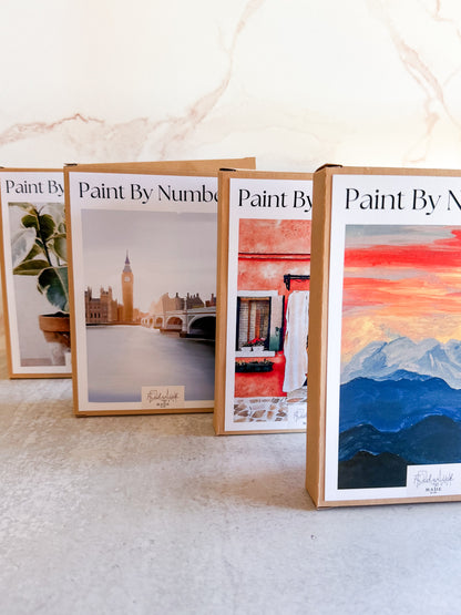 Mountain Sunrise Mini Paint By Number