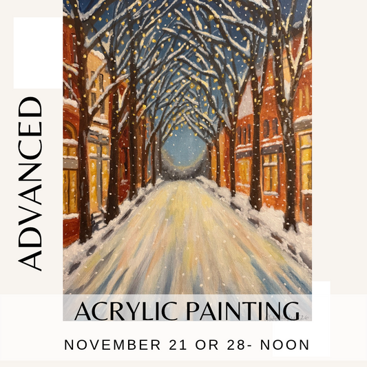 Advanced Acrylic Workshop with Christy - November 21 OR November 28