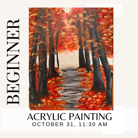 Beginner Acrylic Painting with Michelle - Halloween Day!