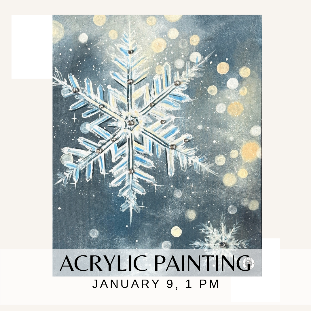 Sparkling Snow | Acrylic Painting Workshop with Christy - January 9