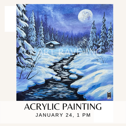 Snowy River | Acrylic Painting Workshop with Christy - January 24