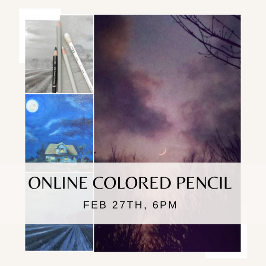 Online Colored Pencil Workshop - February 27