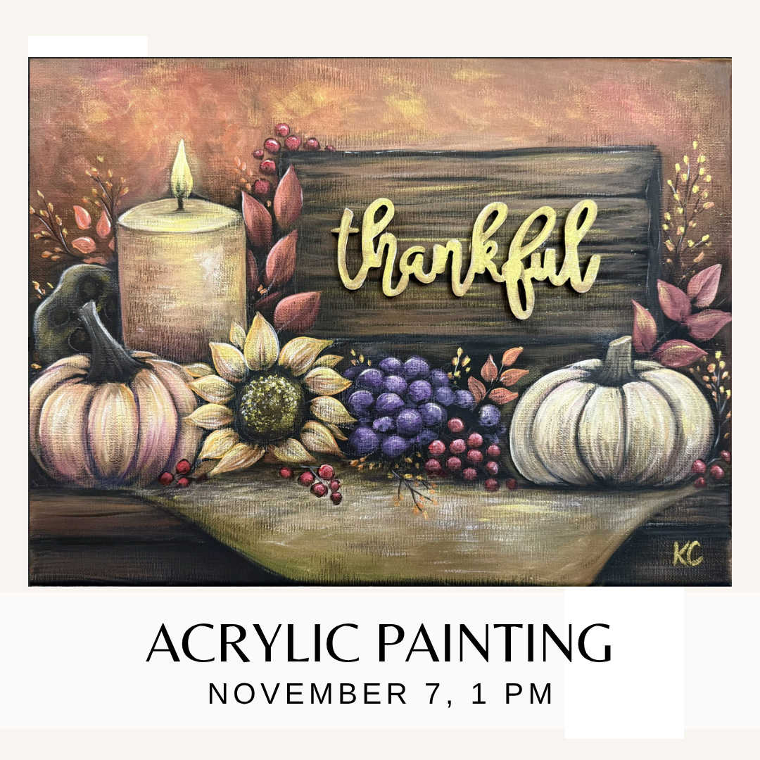 Acrylic Painting with Christy - November 7
