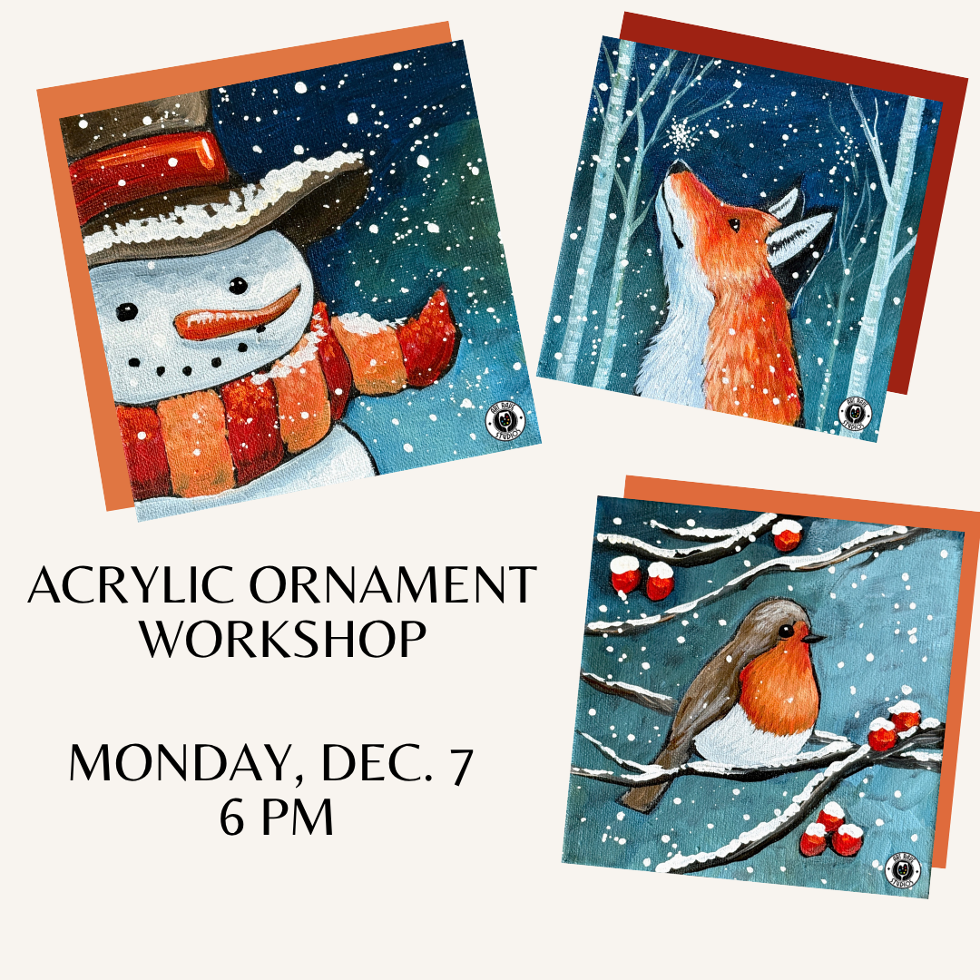 Acrylic Ornament Workshop with Christy - December 7