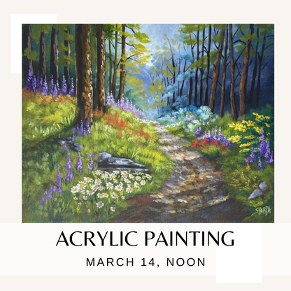 Advanced Acrylic Painting with Christy - March 14