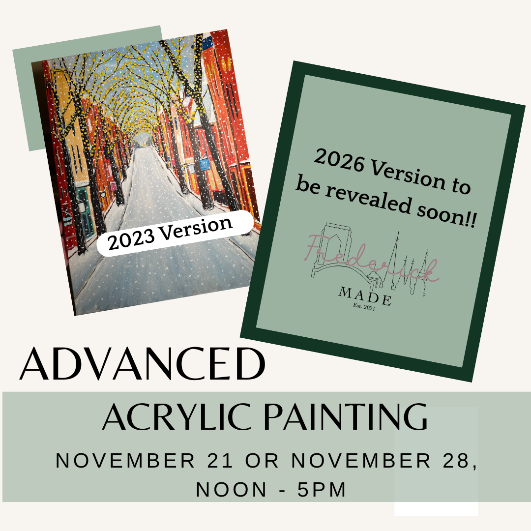 Advanced Acrylic Workshop with Christy - November 21 OR November 28