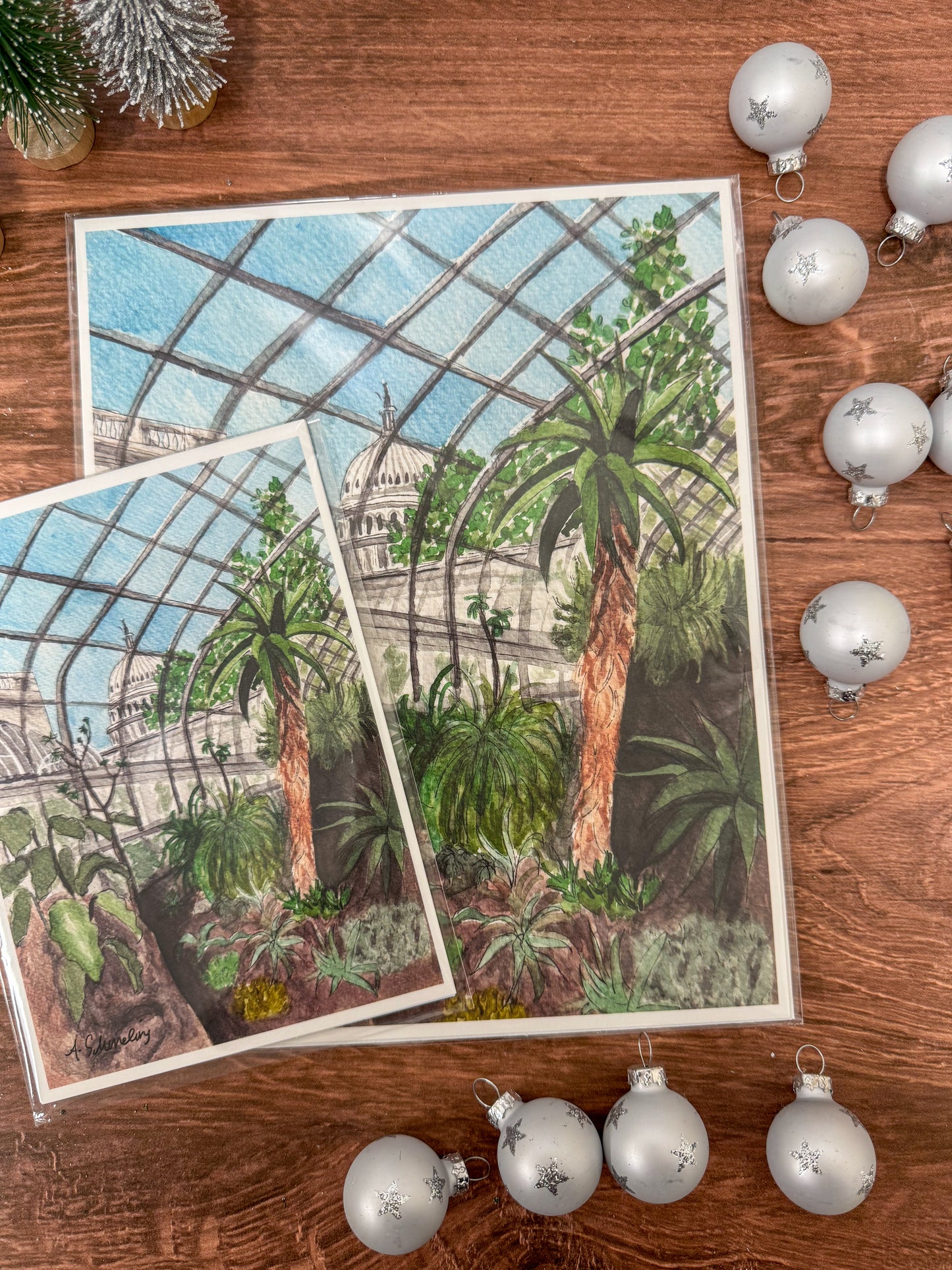 Botanical Gardens Watercolor Print