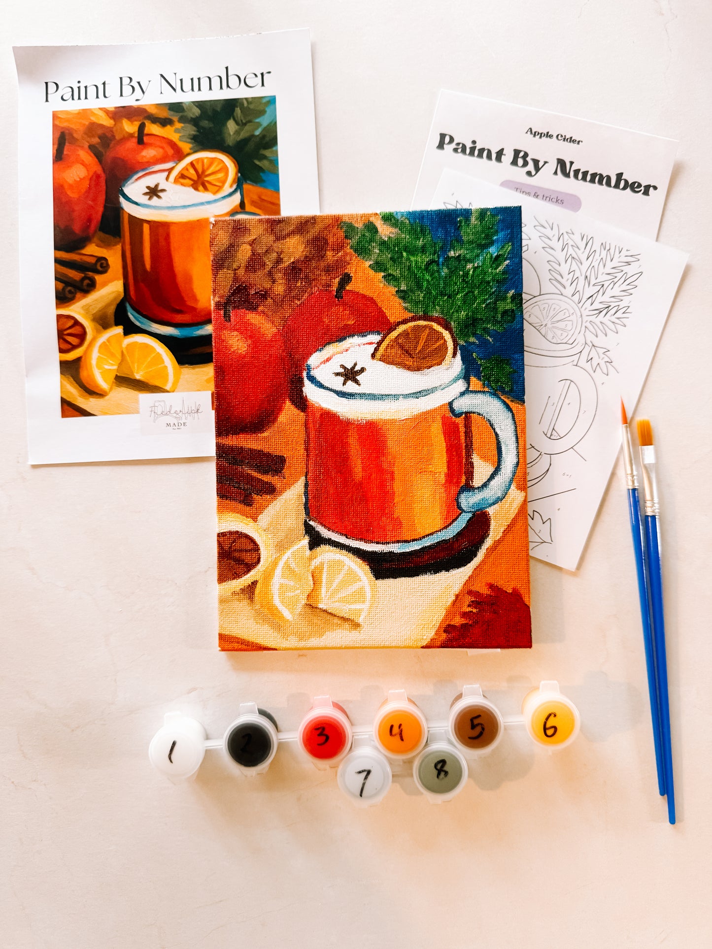 Apple Cider Mini Paint By Number