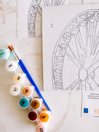 Ferris Wheel Mini Paint by Number