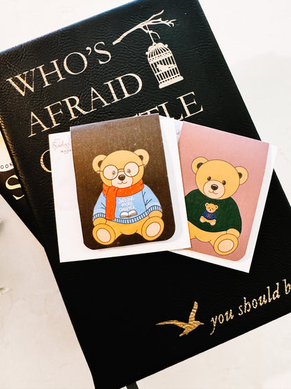 Teddy Bear Magnetic Bookmark
