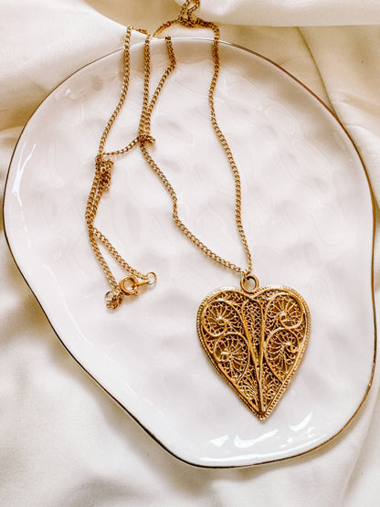 Vintage heart necklace