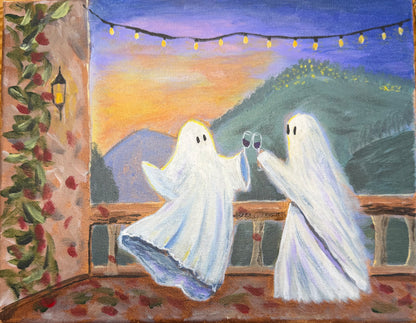 Dancing Ghosts Online Painting Tutorial