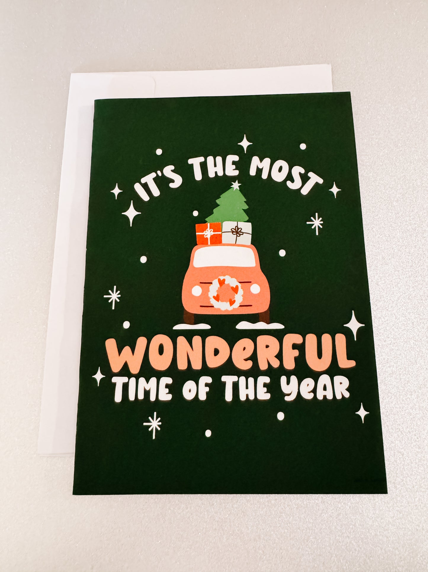 Most Wonderful Time Christmas Card