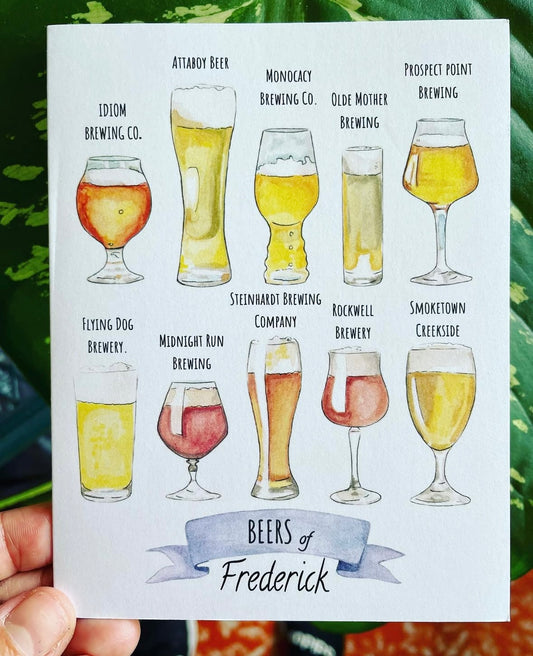 Beers of Frederick Print