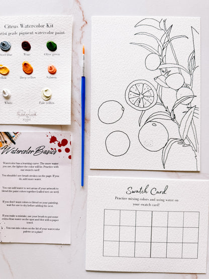 Citrus MINI Watercolor Kit